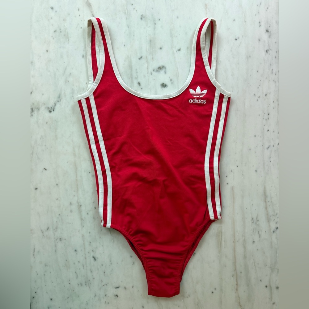 Adidas Red Bodysuit - XS